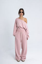 Offshoulder Corset Set - Pink