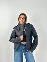 Leather Pockets Jacket - Black