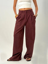 The Wrap Set - Pants (Burgundy)