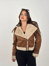 Velvet X Fur Jacket - Brown