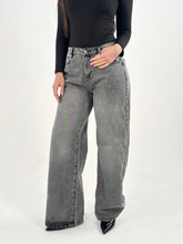 Light Grey Washed Straight Denim