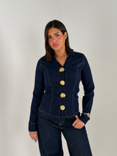 Snatched Denim Golden Shirt