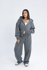 Double Zipper Jacket - Dark Grey