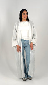 Bling Line Kaftan - White