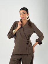 The Wrap Set - Shirt (Brown)
