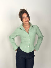 Lined Corset Shirt - Green