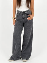 Light Grey Washed Straight Denim