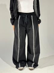 Straight Lined Washed Sweats