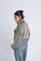 Turtle Neck Sweater - Olive