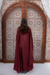 Shimmery Kaftan - Burgundy