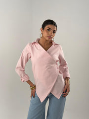 Crisscross Shirt - Pink