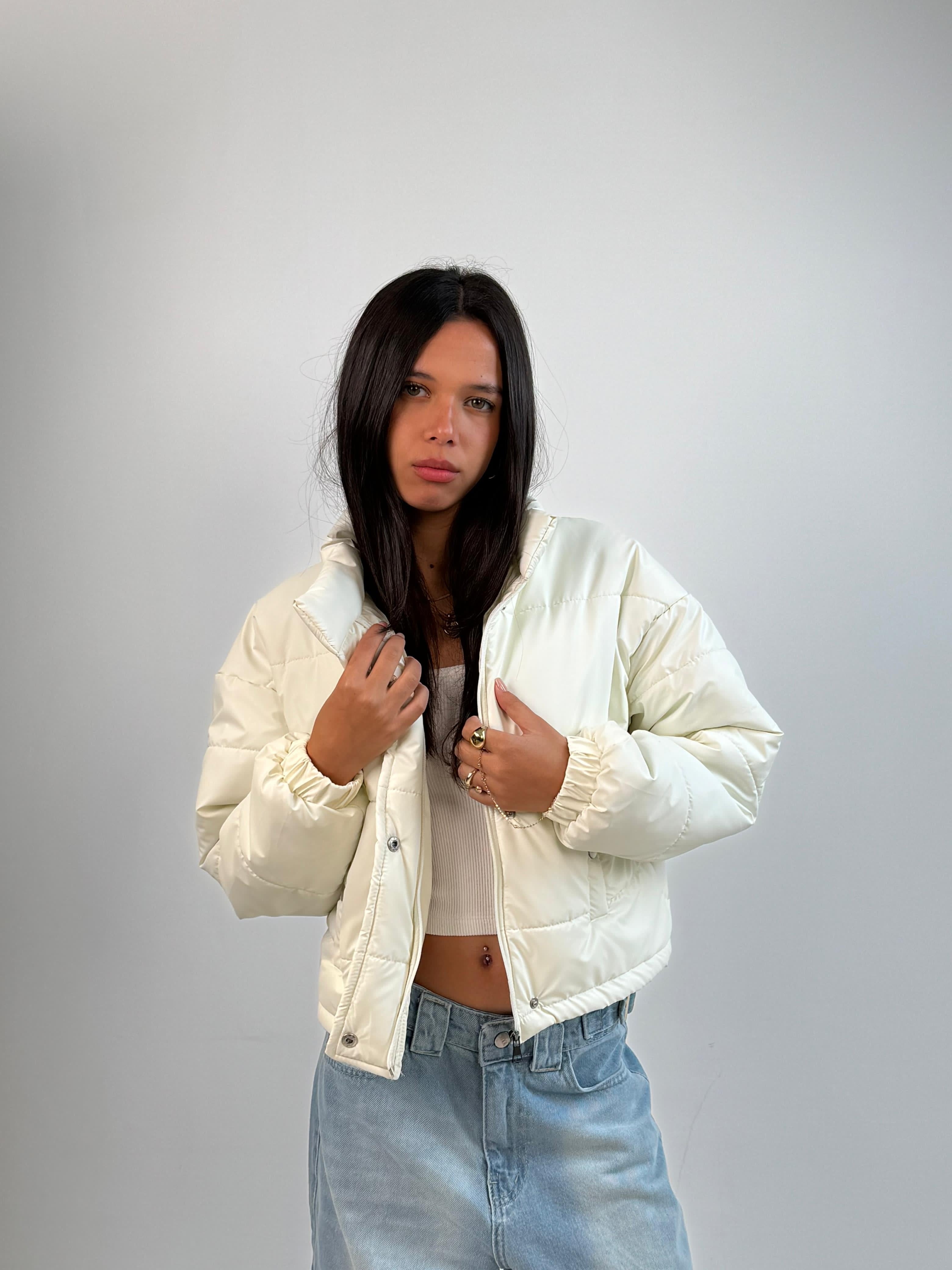 Statement Cropped Puffer Jacket