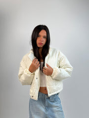 Statement Cropped Puffer Jacket