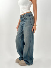 Wide-Long Denim - Dark Dirty