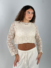 Mesh Top - Beige