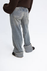 Unfinished Fold Up Denim