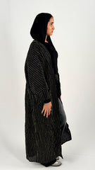 Bling Lines Kaftan - Black