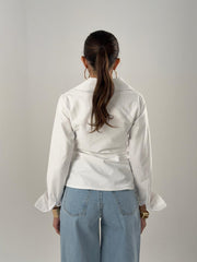 Crisscross Shirt - White