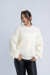 Basic Sweater - White