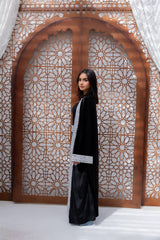 Silver Velvet Kaftan