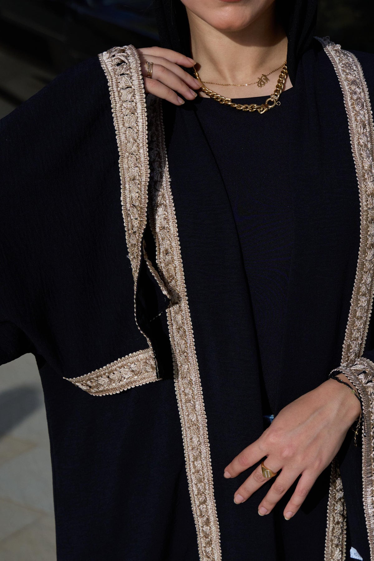 V Sleeves Kaftan