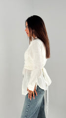 Wrapped Shirt - White
