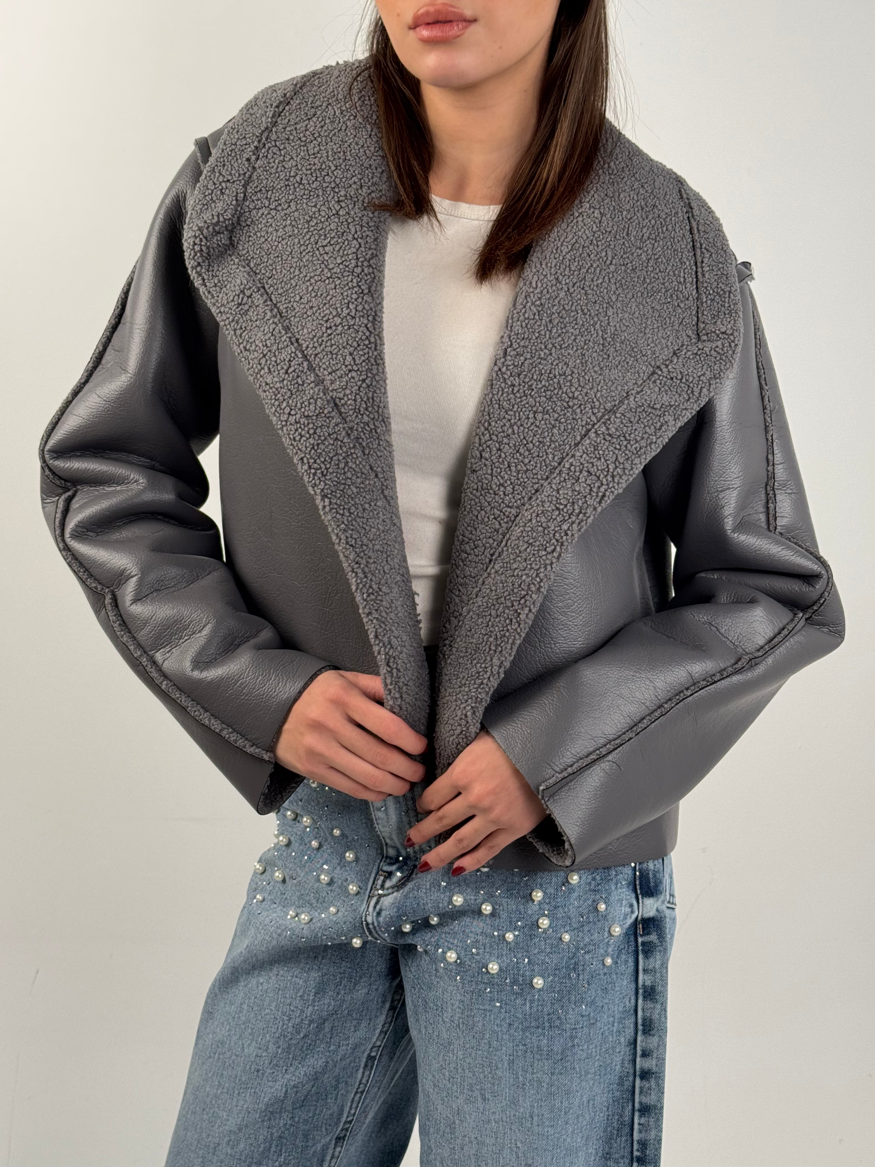 Leather X Fur Jacket