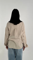 Linen Shirt - Beige