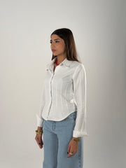 Corset Shirt - White