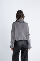 Turtle Neck Sweater - Black
