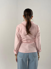 Crisscross Shirt - Pink