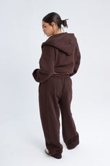 Double Zipper Jacket - Brown