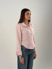 Corset Shirt - Pink