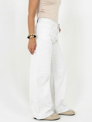Straight Fit Bottoms - White