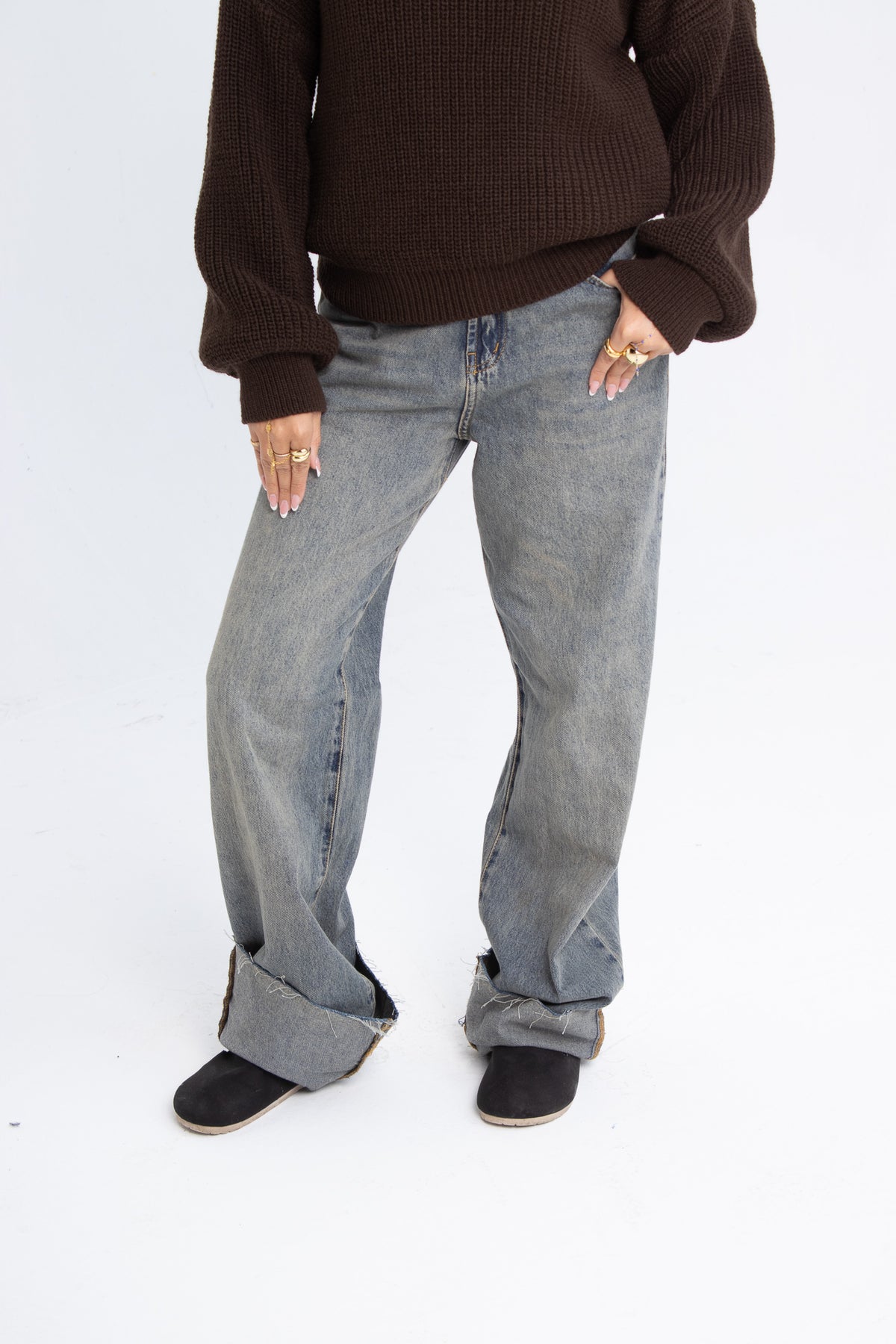 Unfinished Fold Up Denim