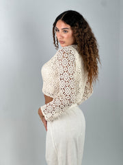 Mesh Top - Beige
