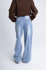 Mid line Wideleg Denim