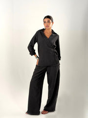 The Wrap Set - Shirt (Black)
