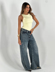 Ripped Dirty Washed Denim