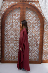 Shimmery Kaftan - Burgundy