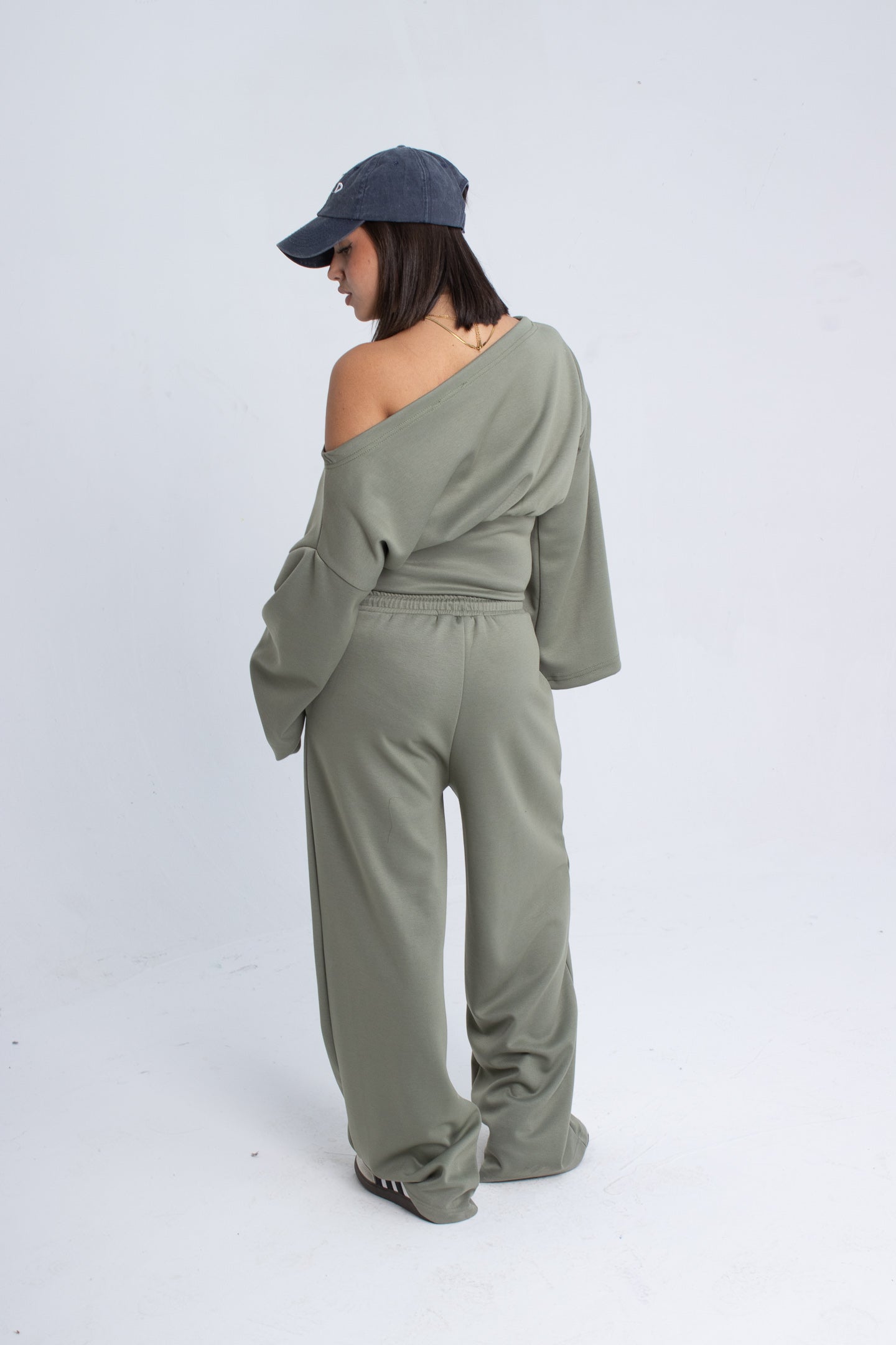 Offshoulder Corset Set - Mint Green