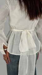 Wrapped Shirt - White