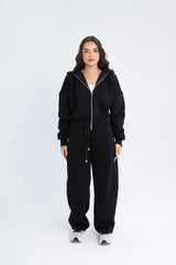 Double Zipper Jacket - Black