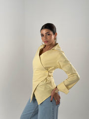 Crisscross Shirt - Yellow