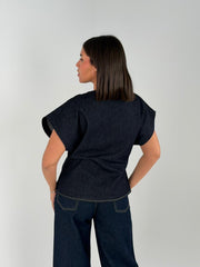 Denim Golden Vest