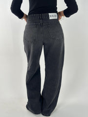 Ripped Grey Washed Denim