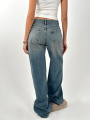 Wide-Long Denim - Dark Dirty