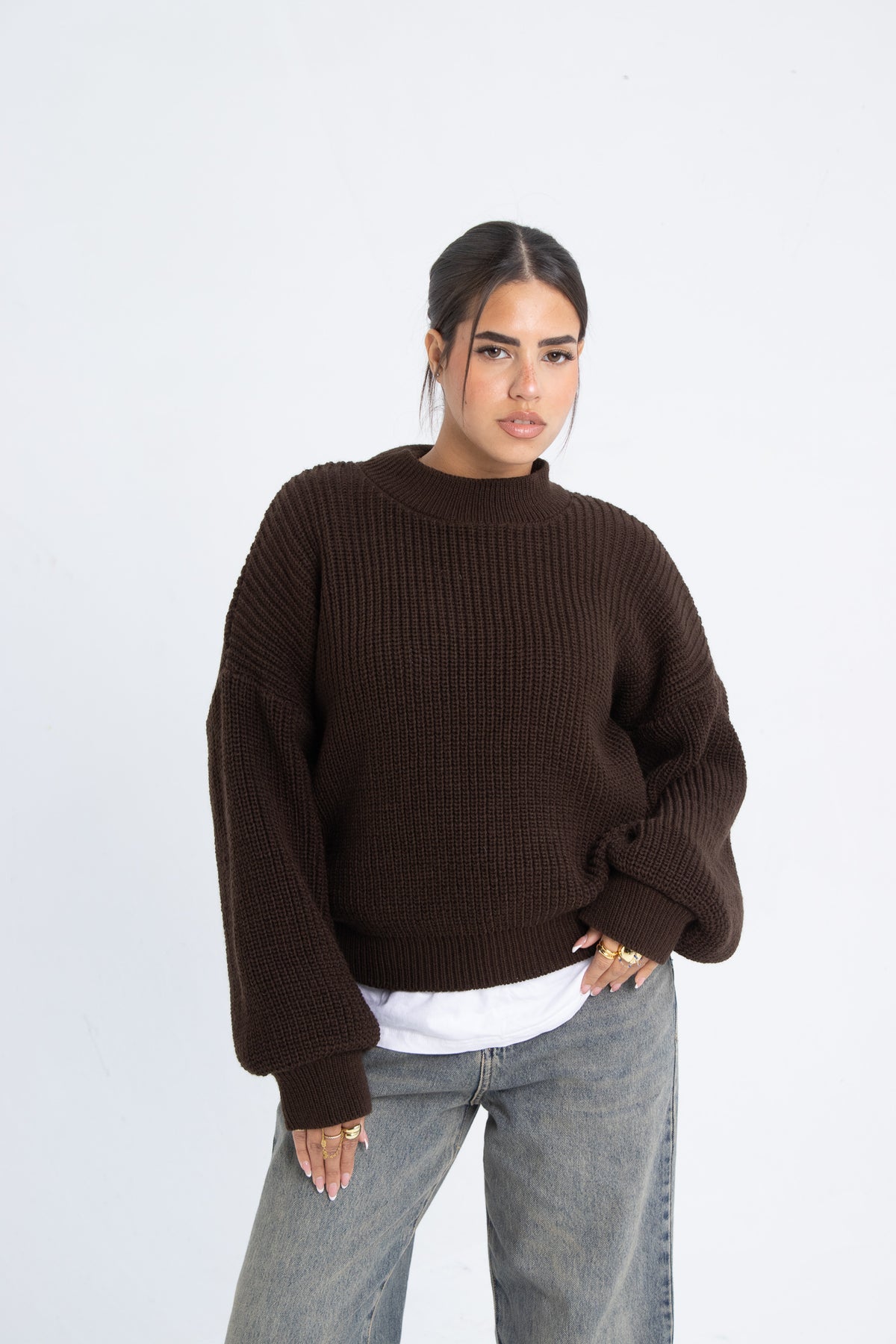 Basic Sweater - Brown