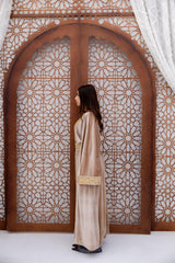 Cream Golden Kaftan