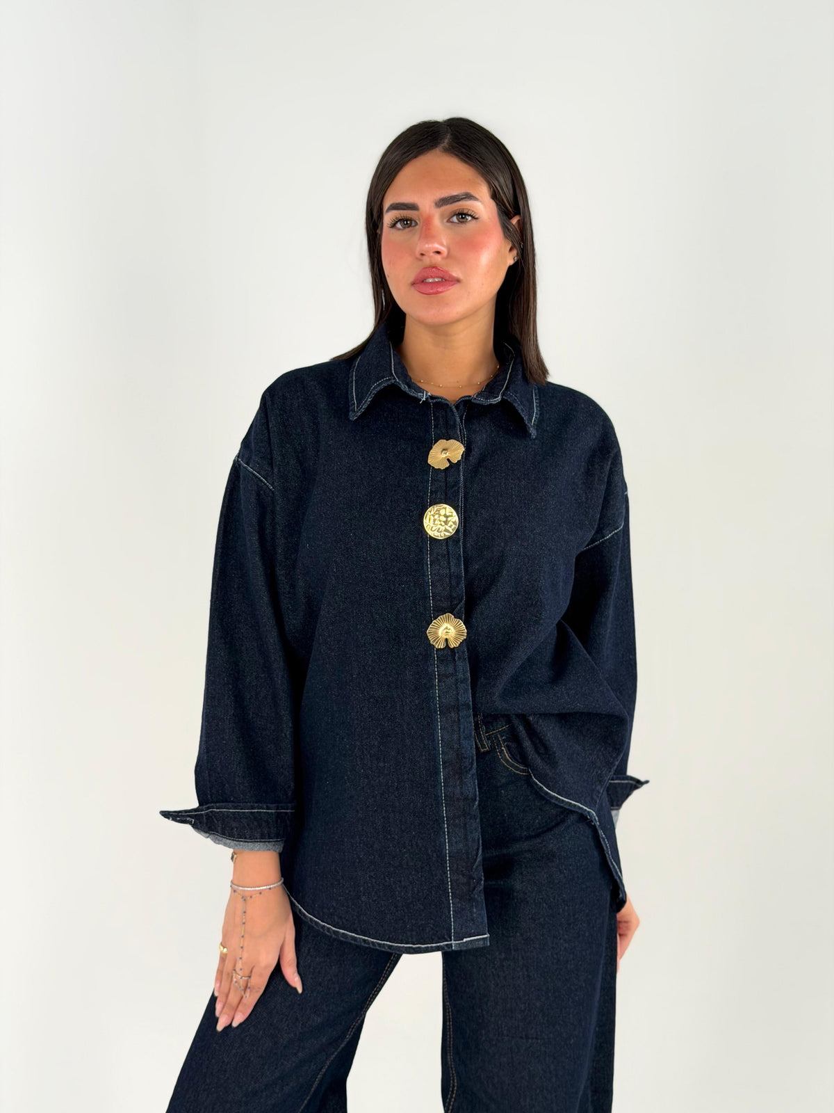 Golden Raw Shirt